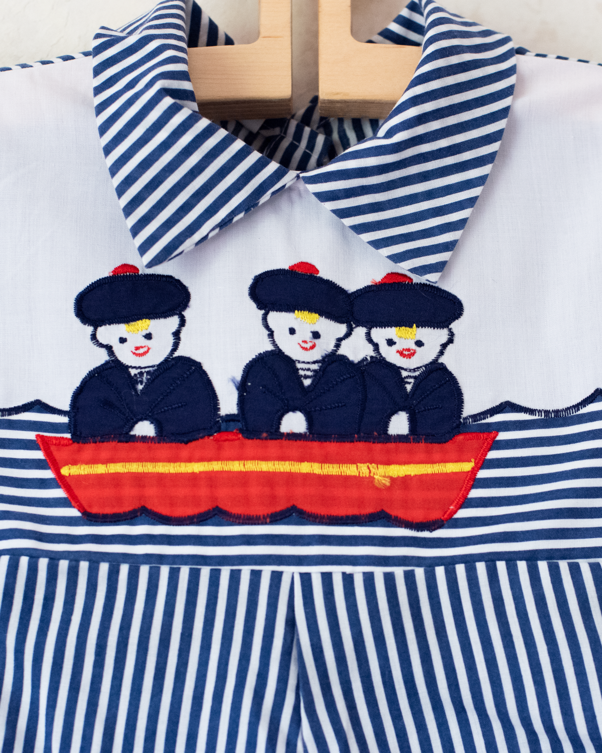 Striped and Sailor Jumpsuit | 6-9 months