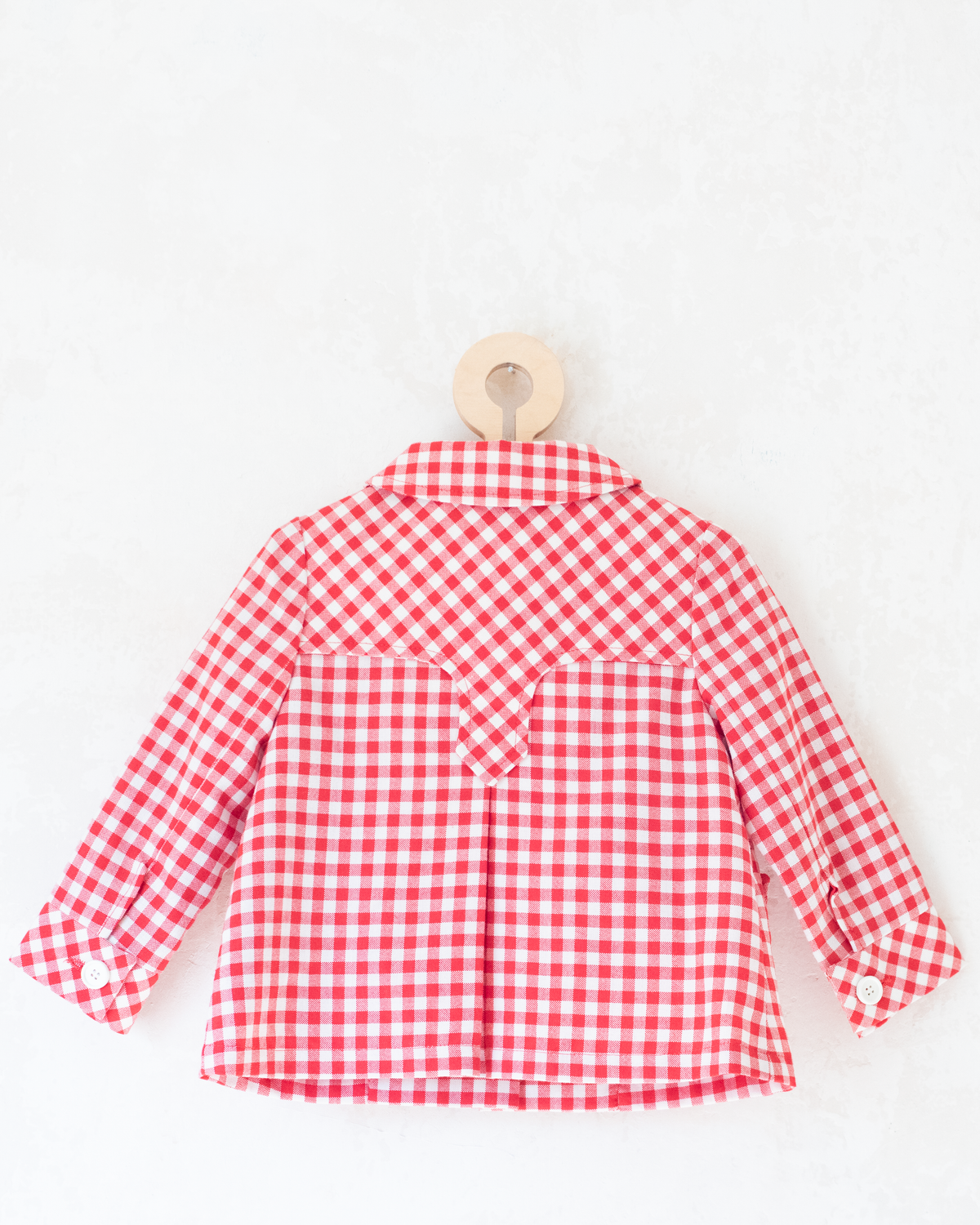 Red and Checkered Jacket and Pants | French Deadstock | 3-4 Years