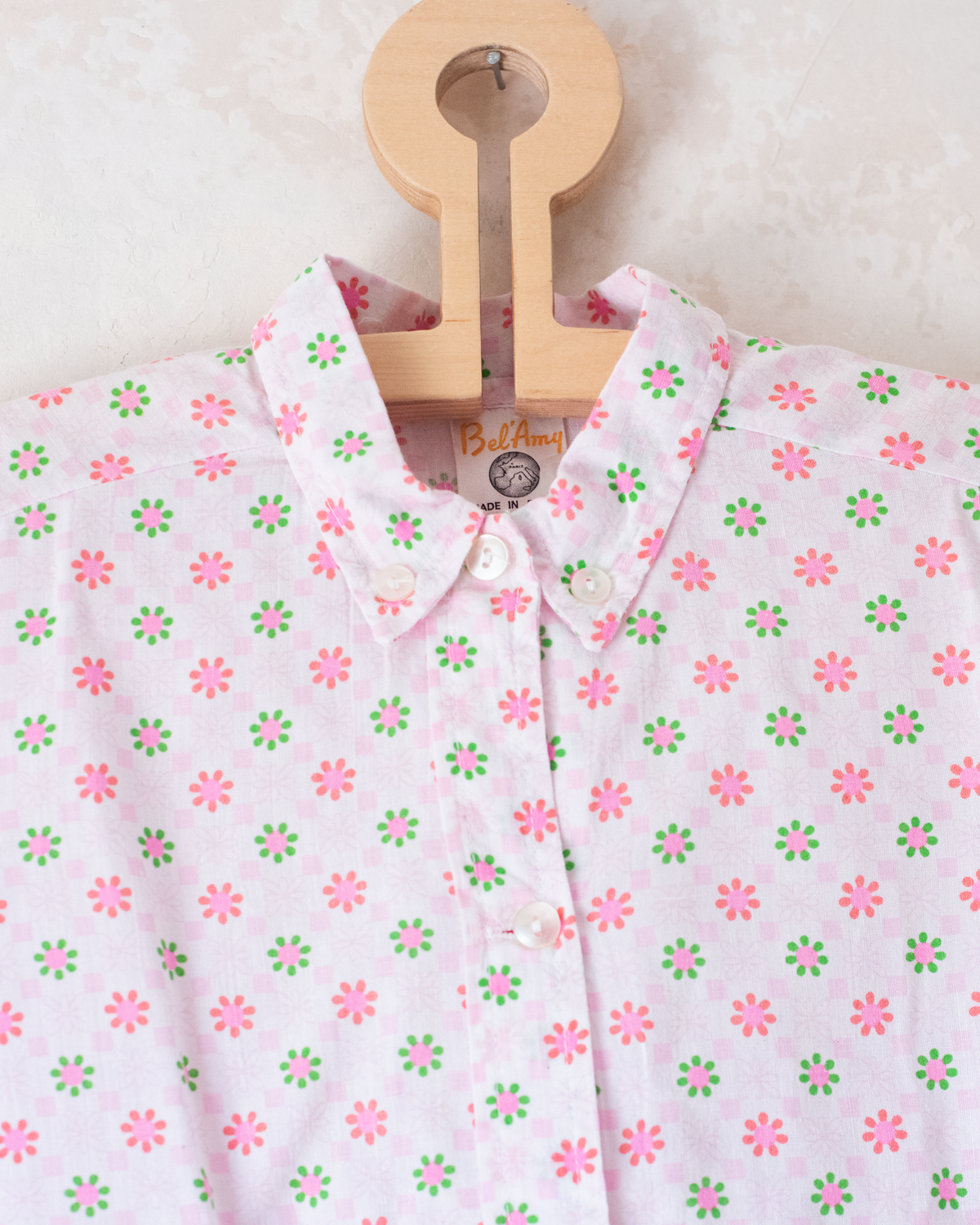 Floral button-down shirt | 4-5 years