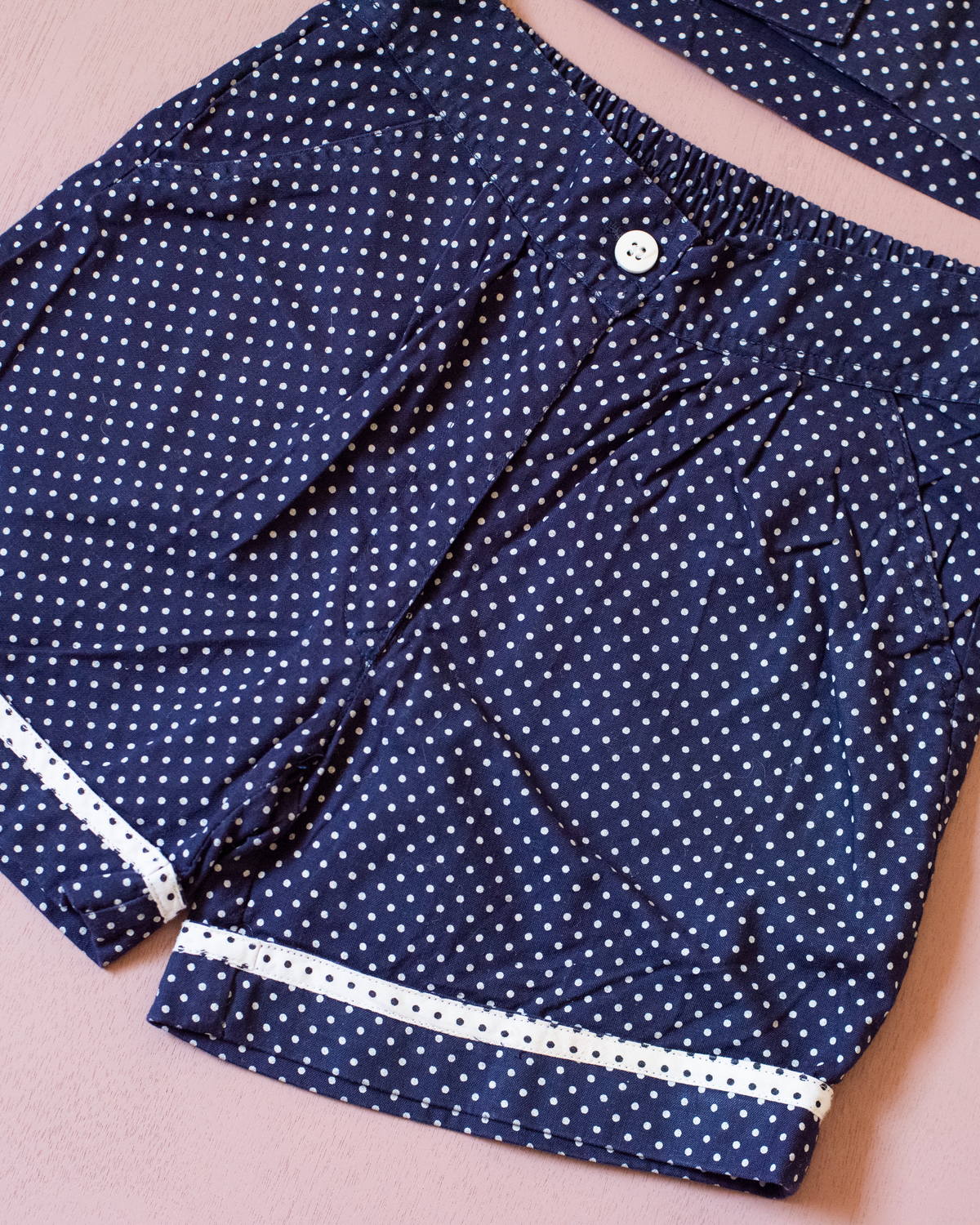 Blue dotted sailor set | 3-4 years