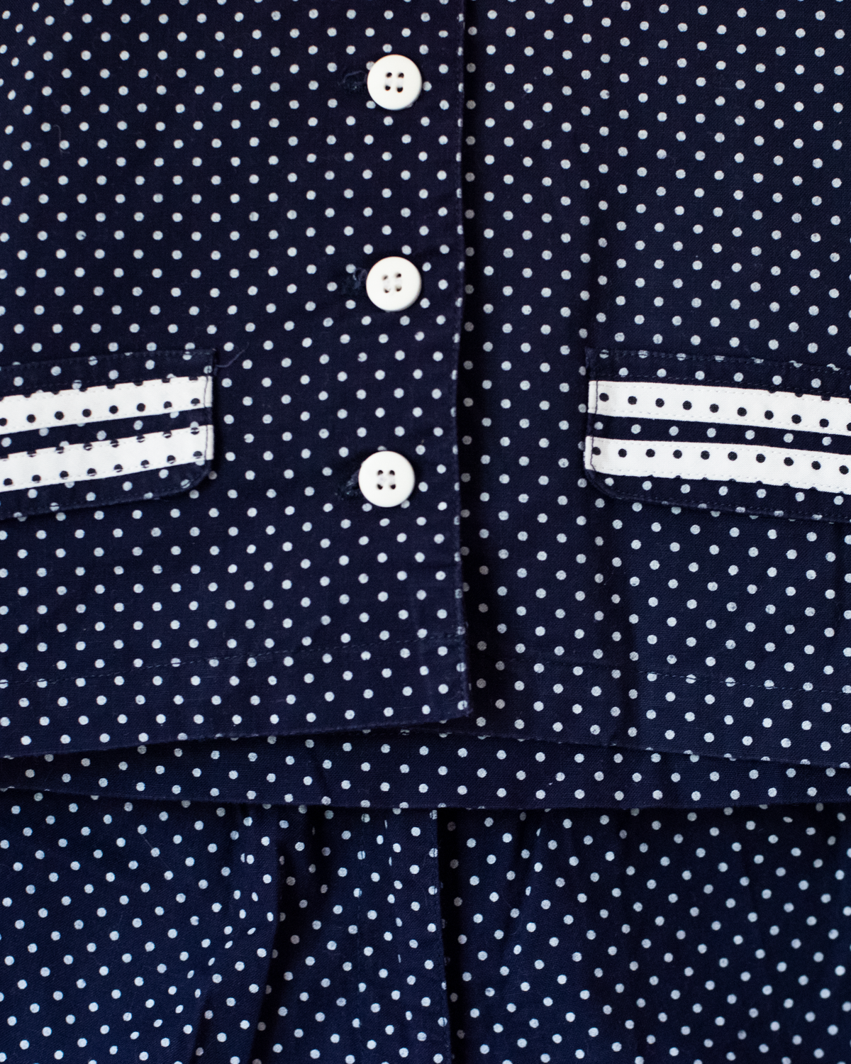 Blue dotted sailor set | 3-4 years
