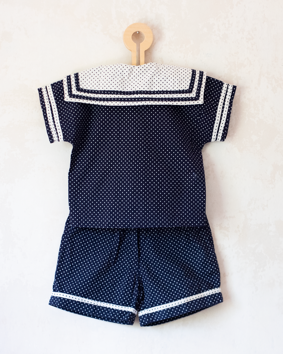 Blue dotted sailor set | 3-4 years
