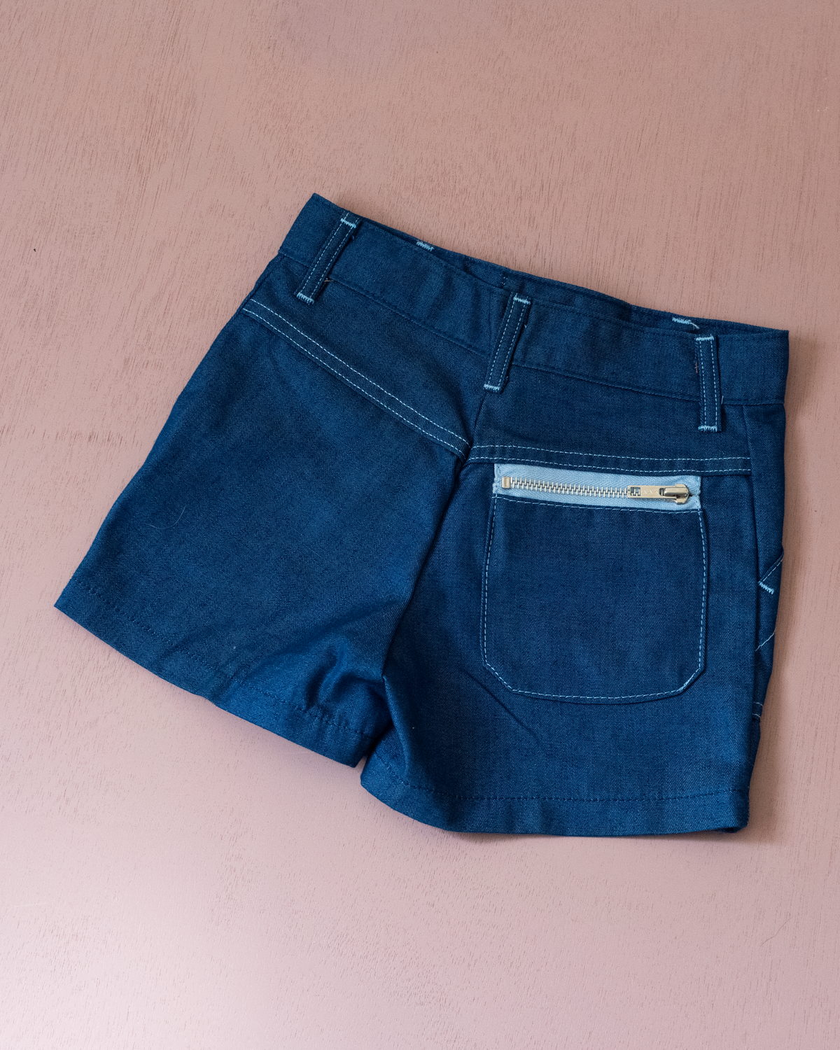 Blue shorts | French deadstock from the seventies | 8-9 years