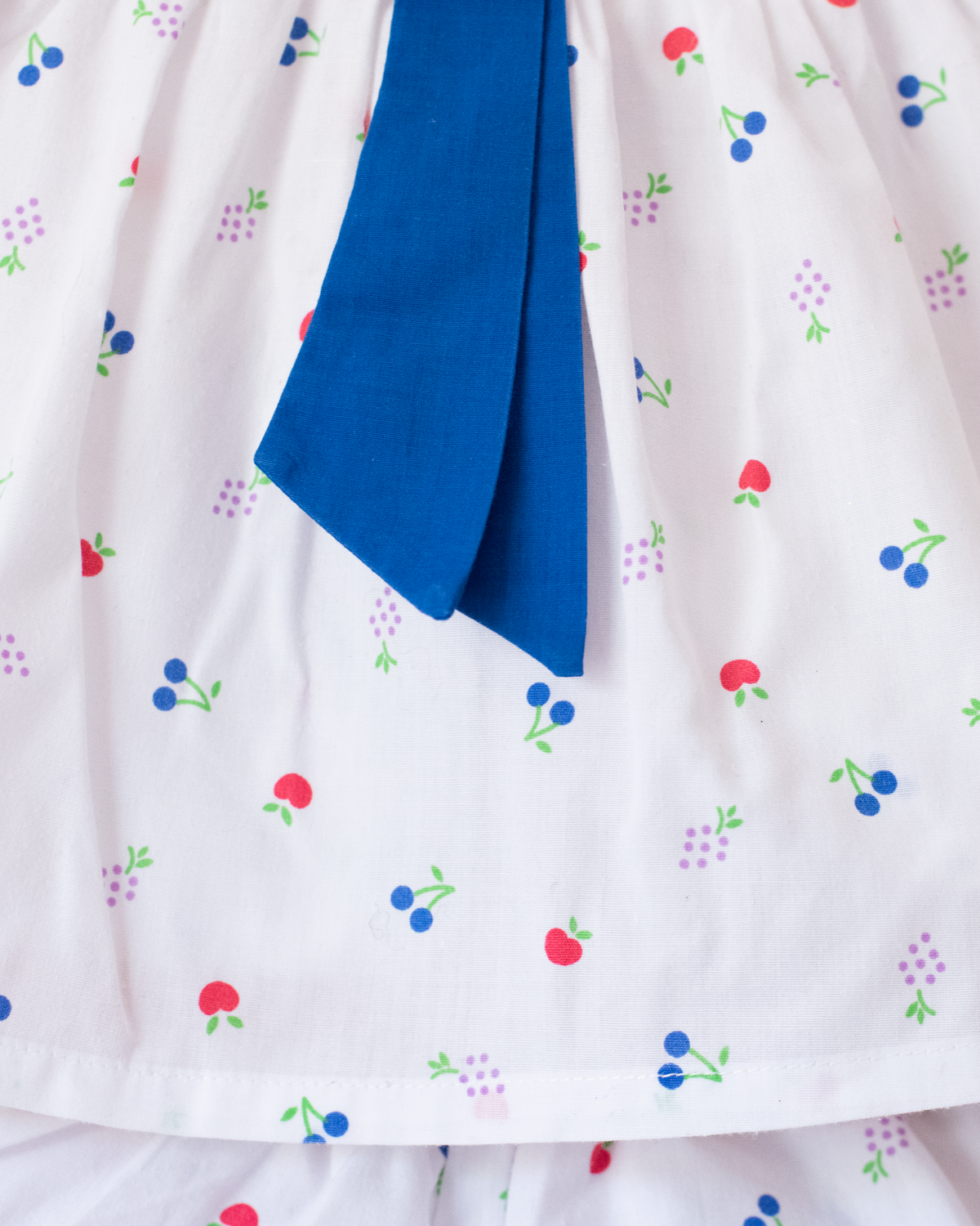 Set with colorful fruits and blue ribbons | 12-18 months