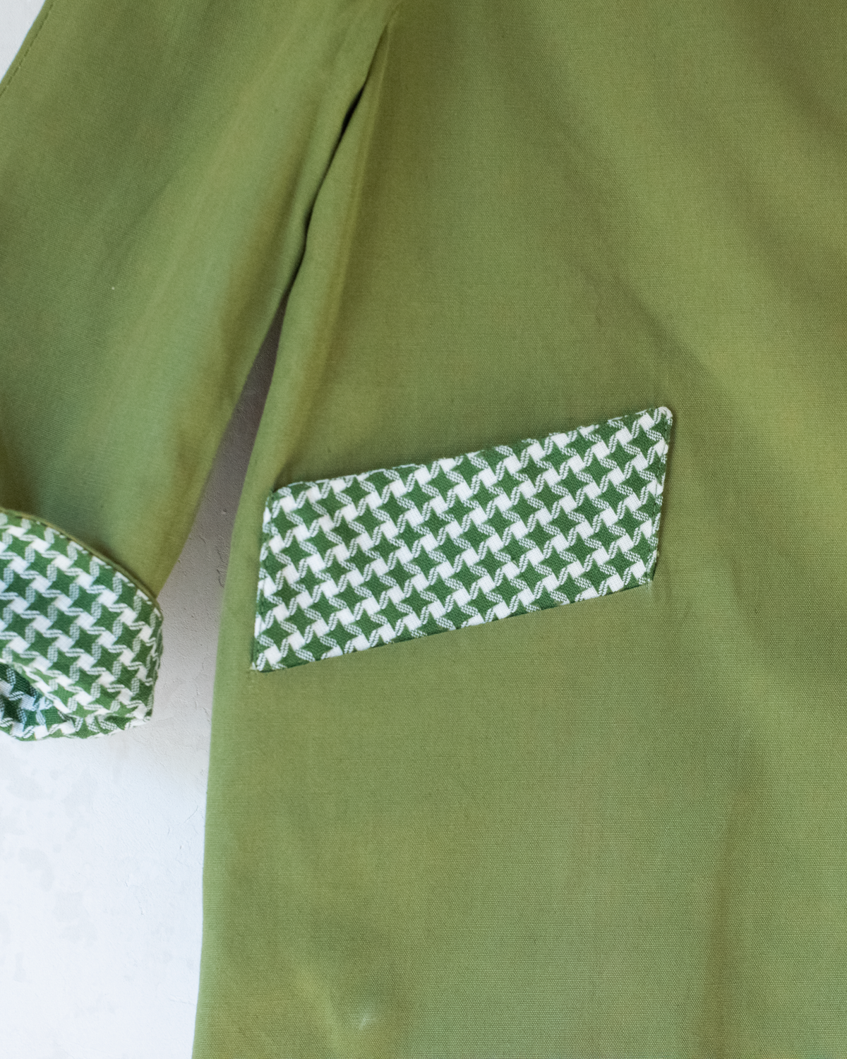 Green reversible jacket from the 70s | 5-6 years