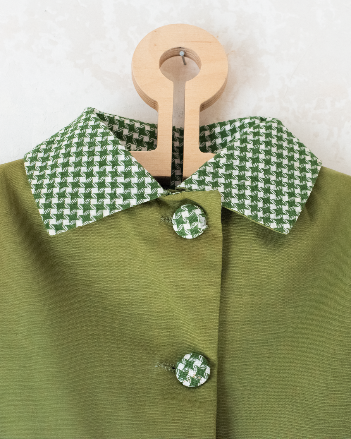 Green reversible jacket from the 70s | 5-6 years