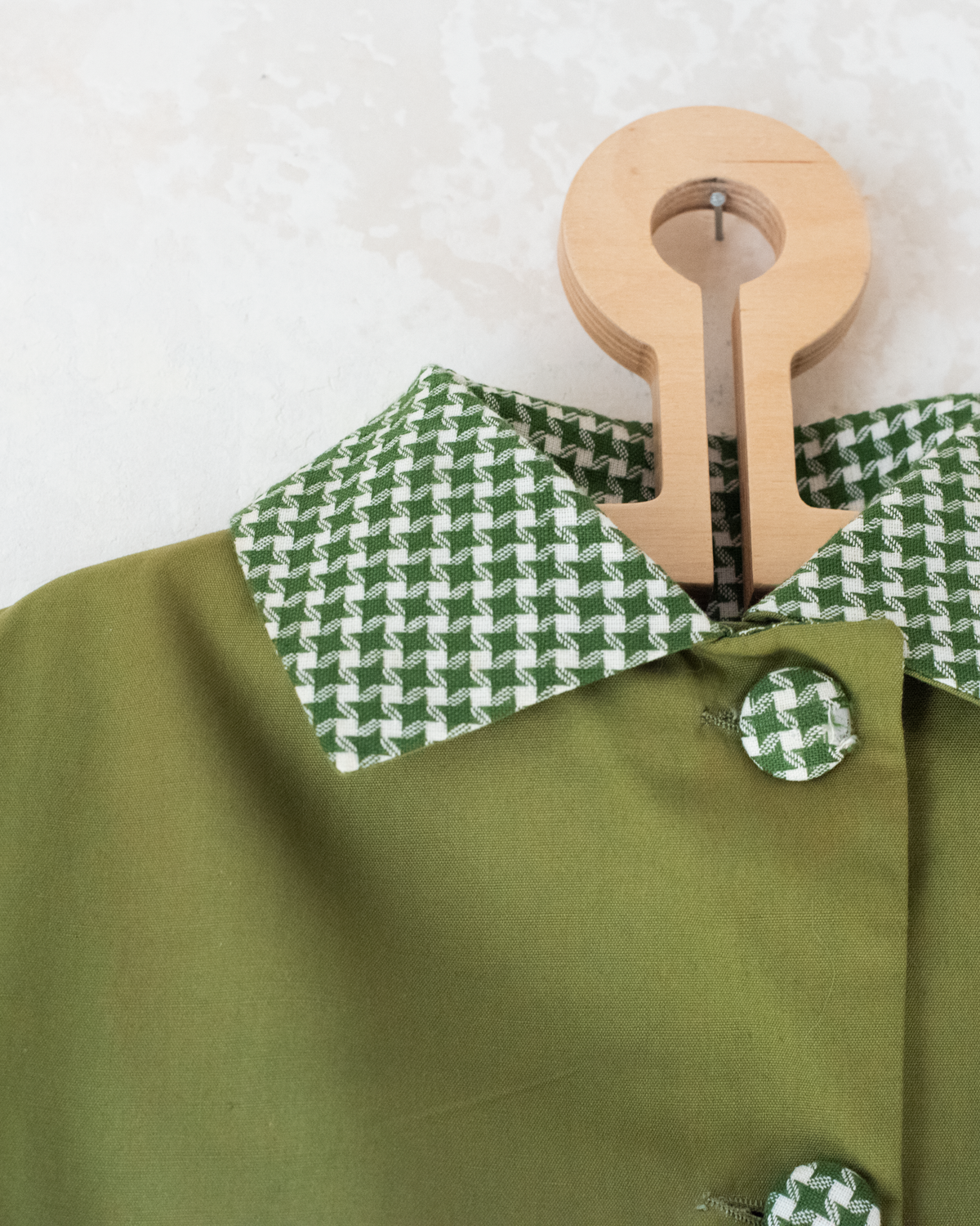 Green reversible jacket from the 70s | 5-6 years
