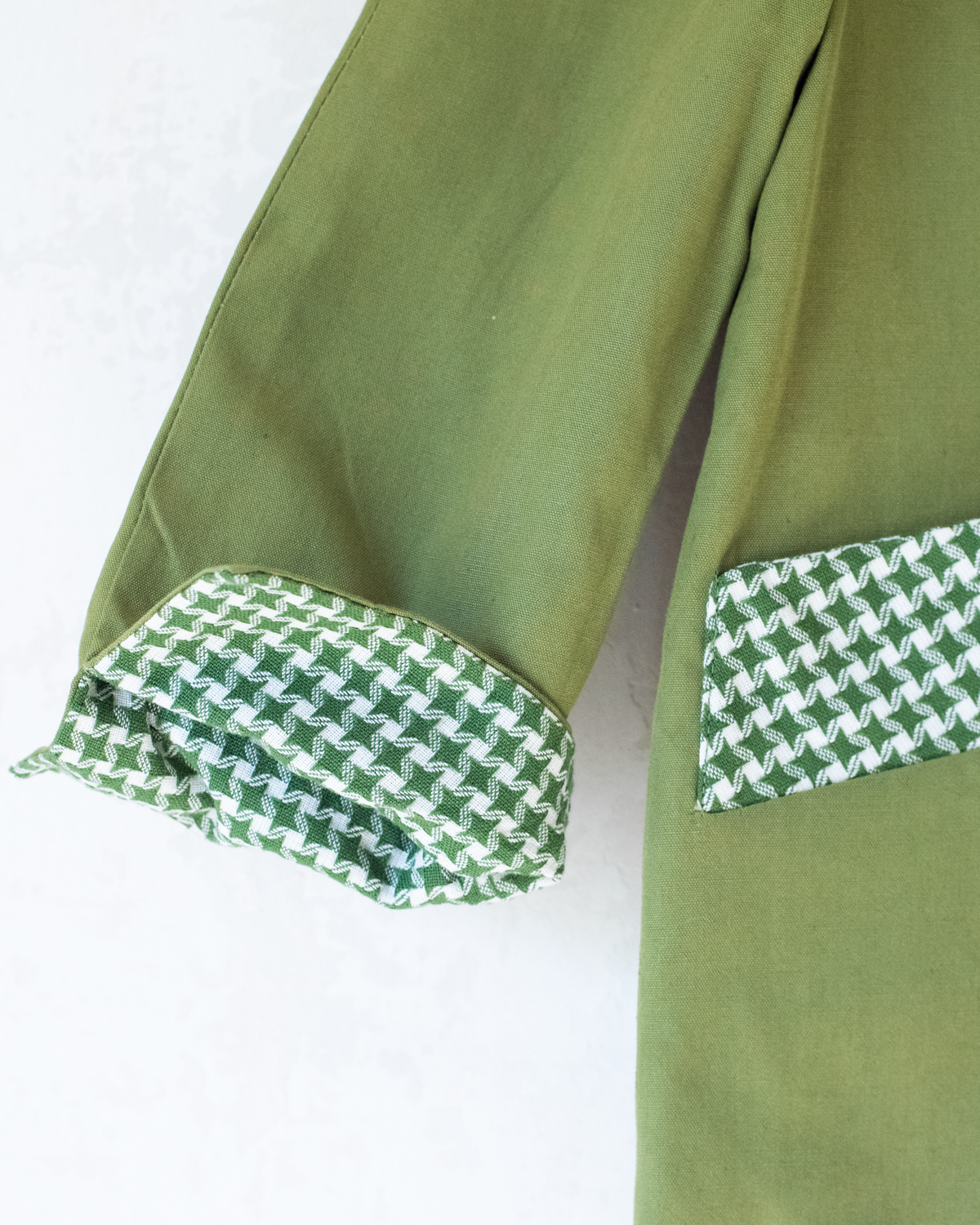 Green reversible jacket from the 70s | 5-6 years