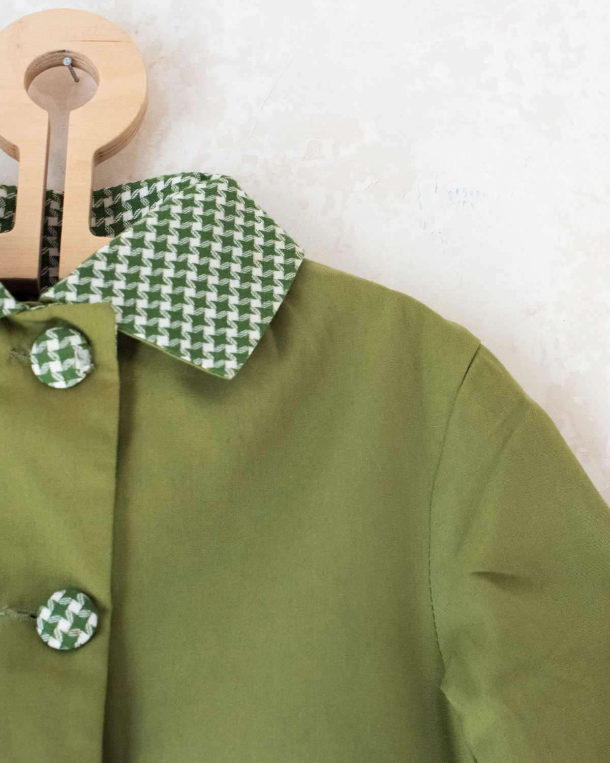 Green reversible jacket from the 70s | 5-6 years