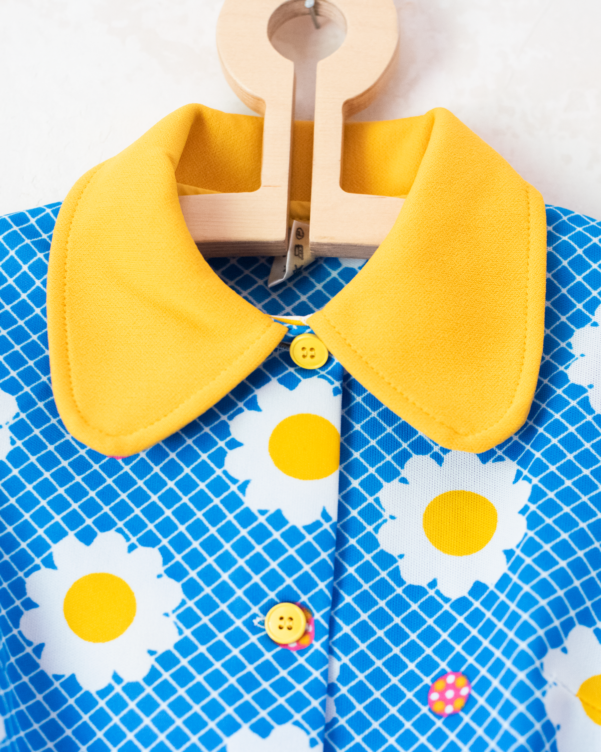 Seventies Floral Dress | French Dead Stock | 6-7 Years