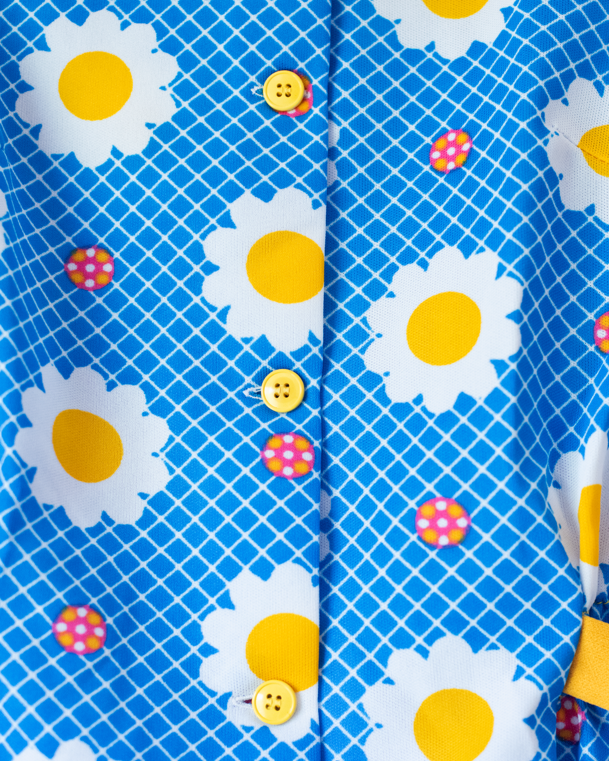 Seventies Floral Dress | French Dead Stock | 6-7 Years
