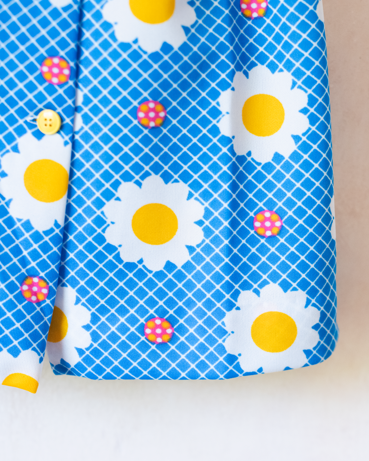 Seventies Floral Dress | French Dead Stock | 6-7 Years