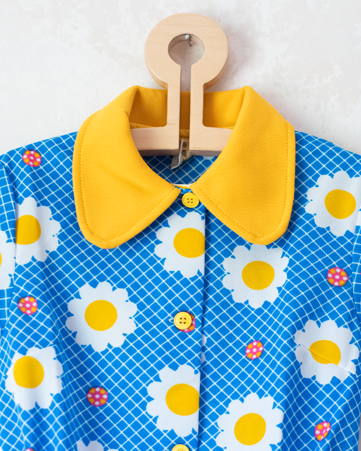Seventies Floral Dress | French Dead Stock | 6-7 Years