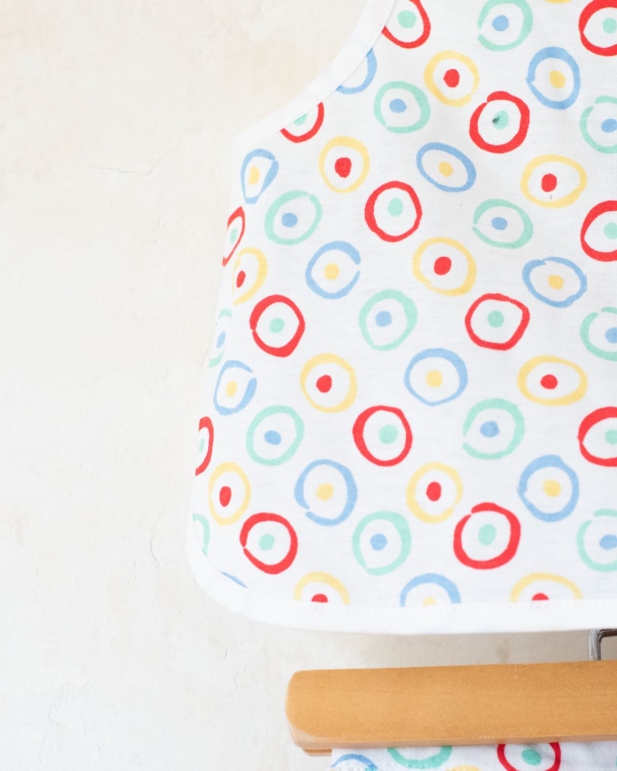 Set of colorful circles with white lace | 6-9 months