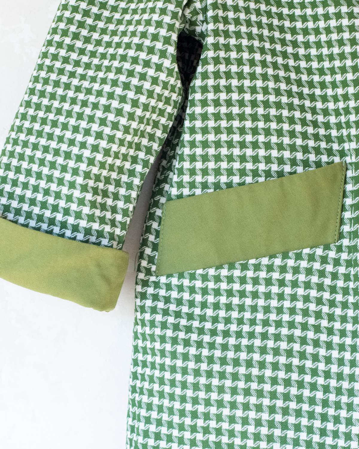 Green reversible jacket from the 70s | 5-6 years