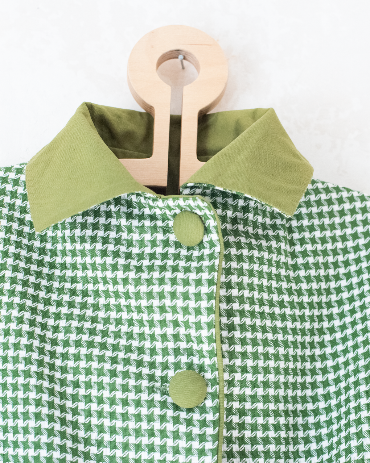 Green reversible jacket from the 70s | 5-6 years
