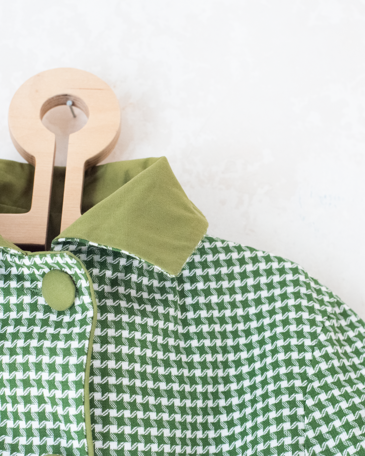 Green reversible jacket from the 70s | 5-6 years