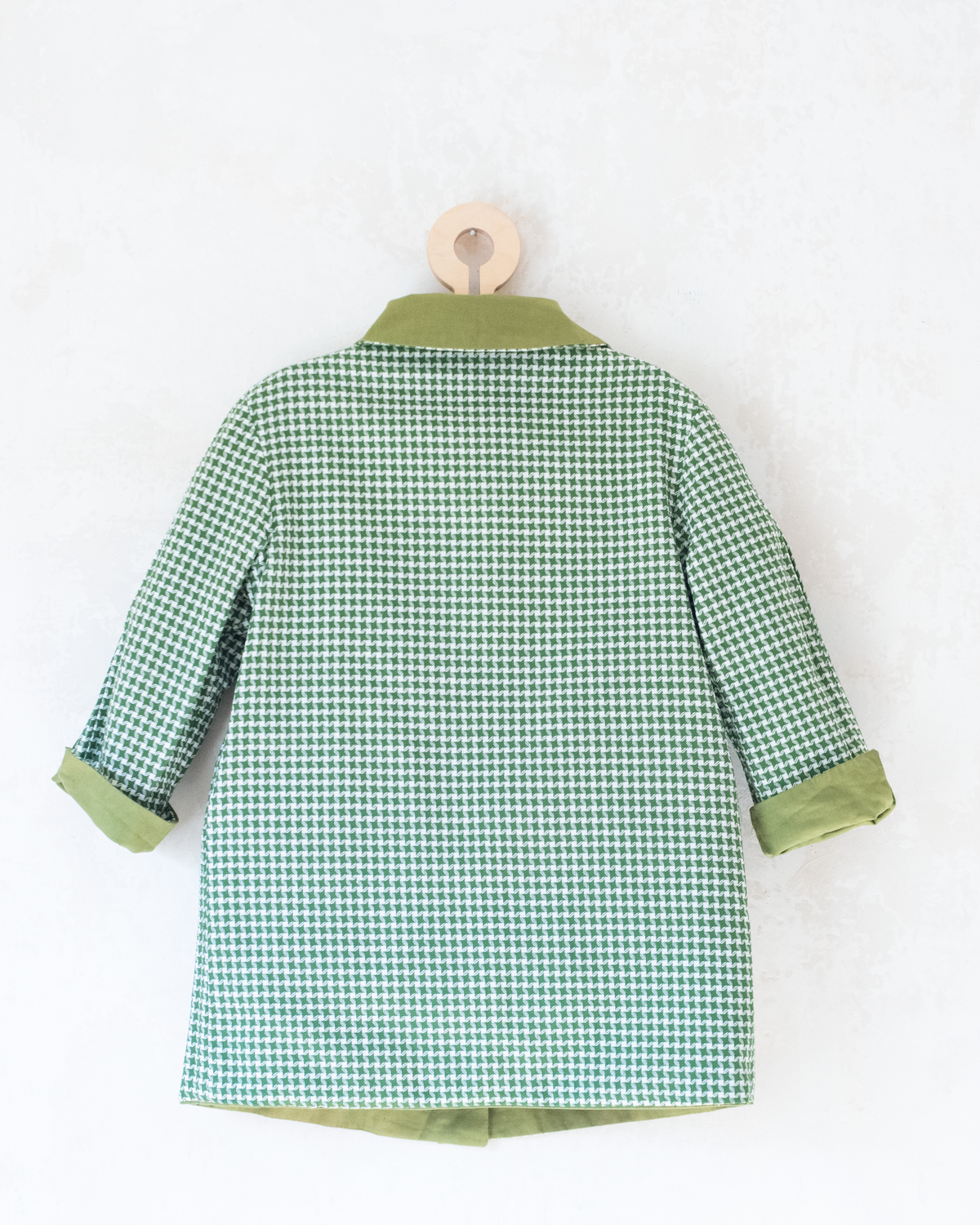 Green reversible jacket from the 70s | 5-6 years