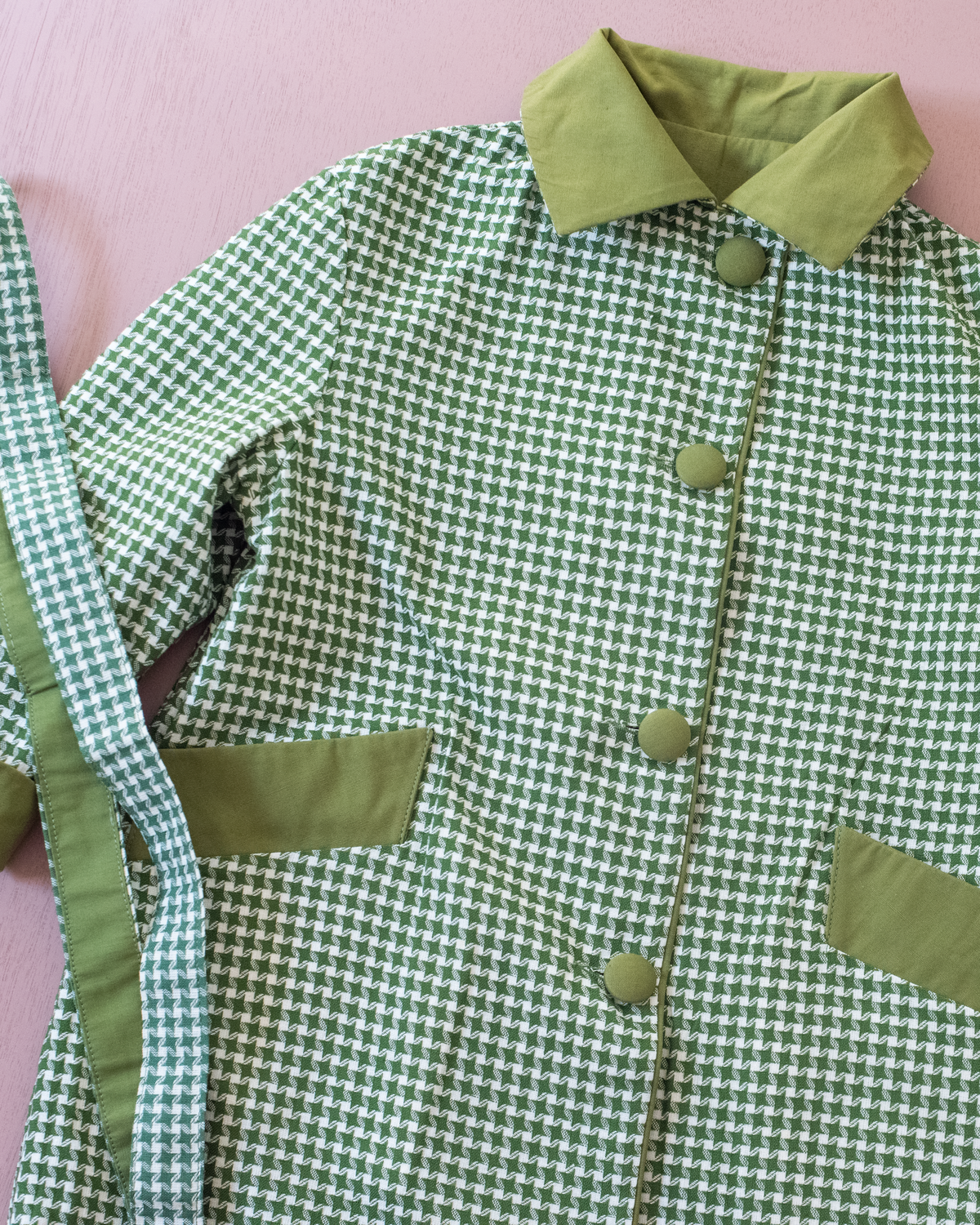 Green reversible jacket from the 70s | 5-6 years