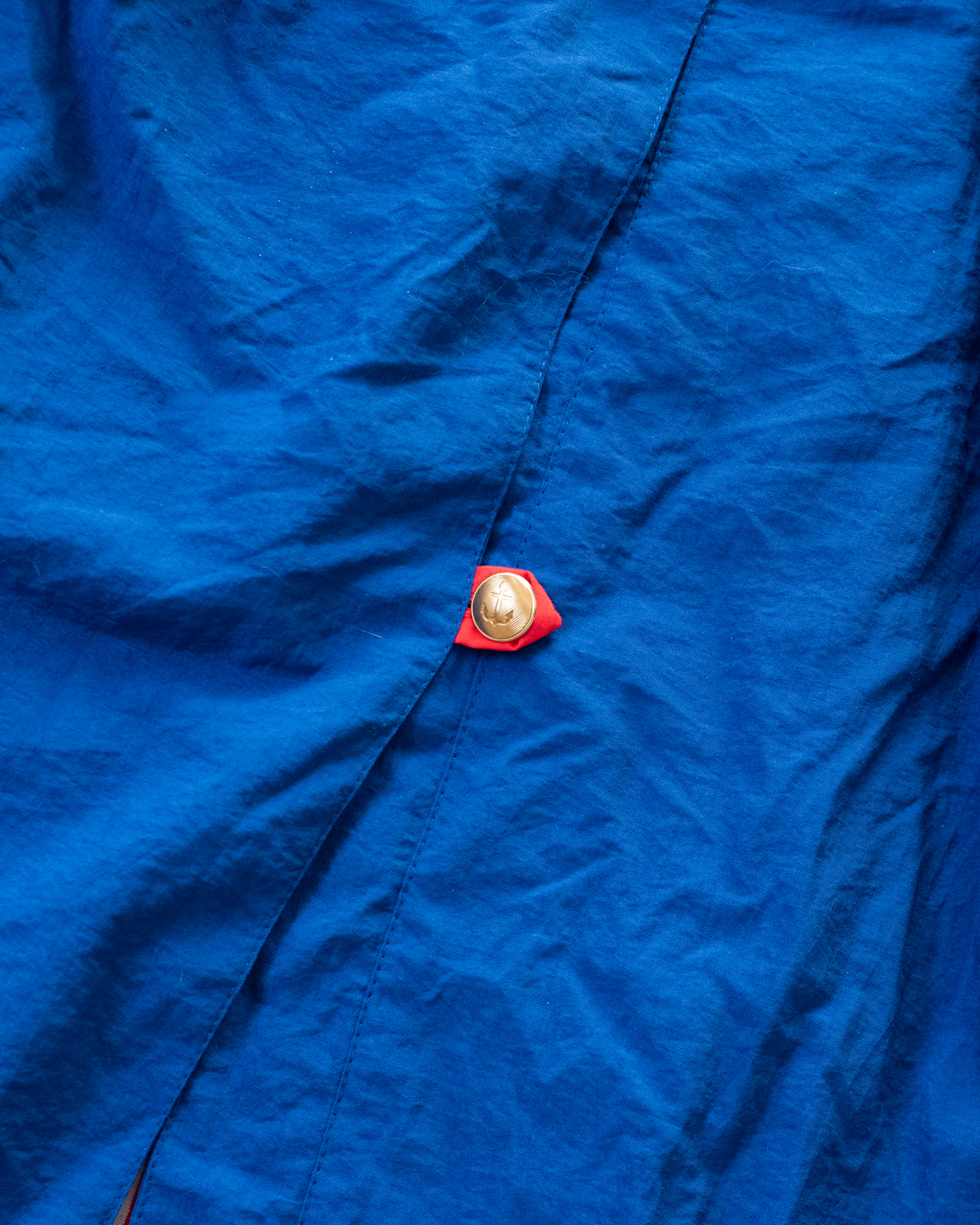 Blue coat with embroidered mouse from Yves Saint Laurent | 7-8 years
