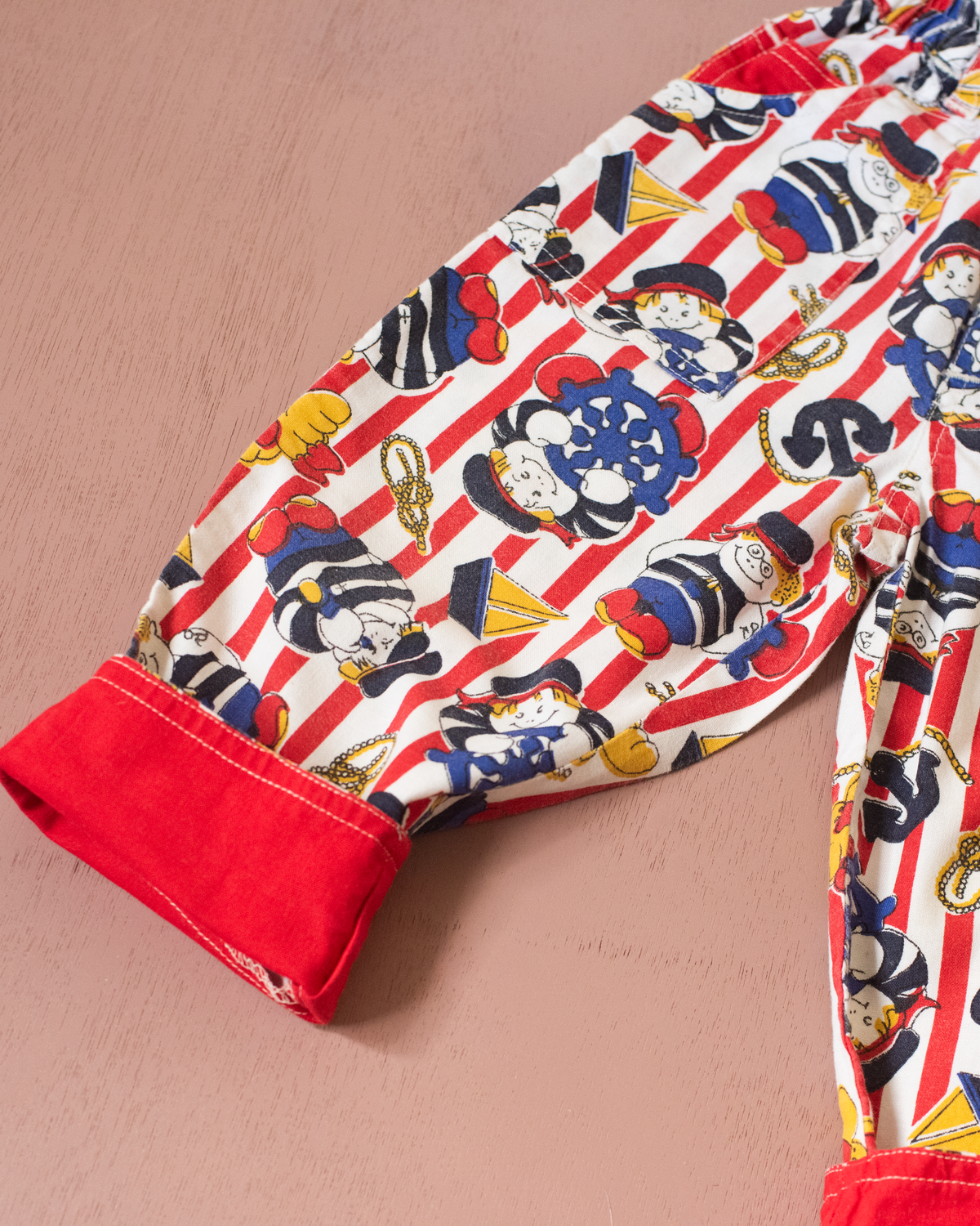 Long pants with stripes and sailor prints | 12-18 months