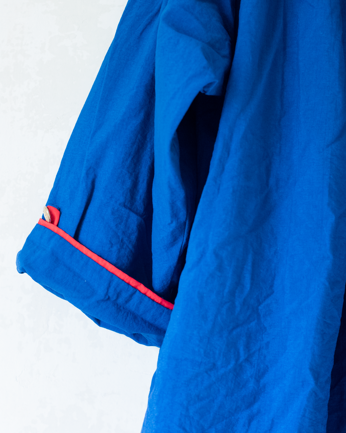 Blue coat with embroidered mouse from Yves Saint Laurent | 7-8 years