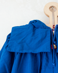 מעיל כחול עם עכבר רקום מבית איב סאן לורן | 7-8 שנים
