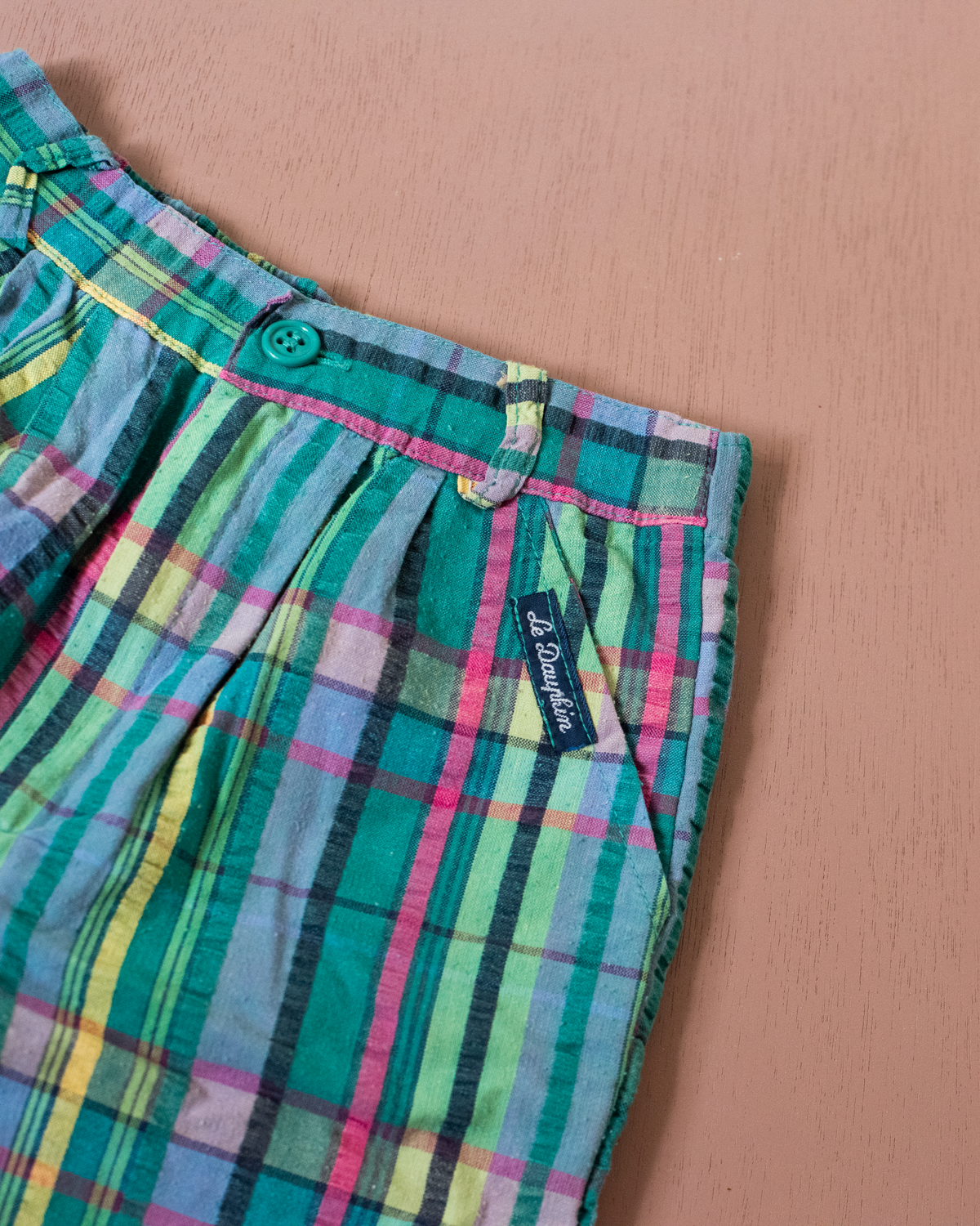 Plaid long pants | 18-24 months