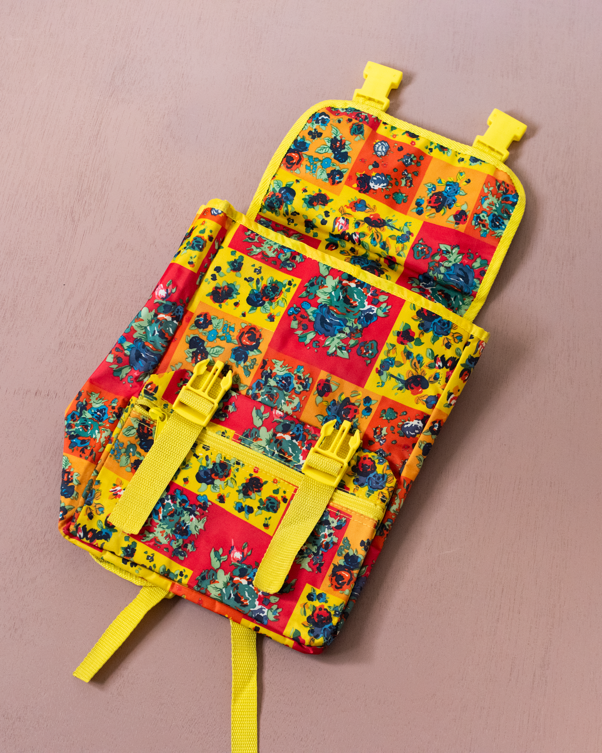 Italian Floral Backpack | 80s Deadstock