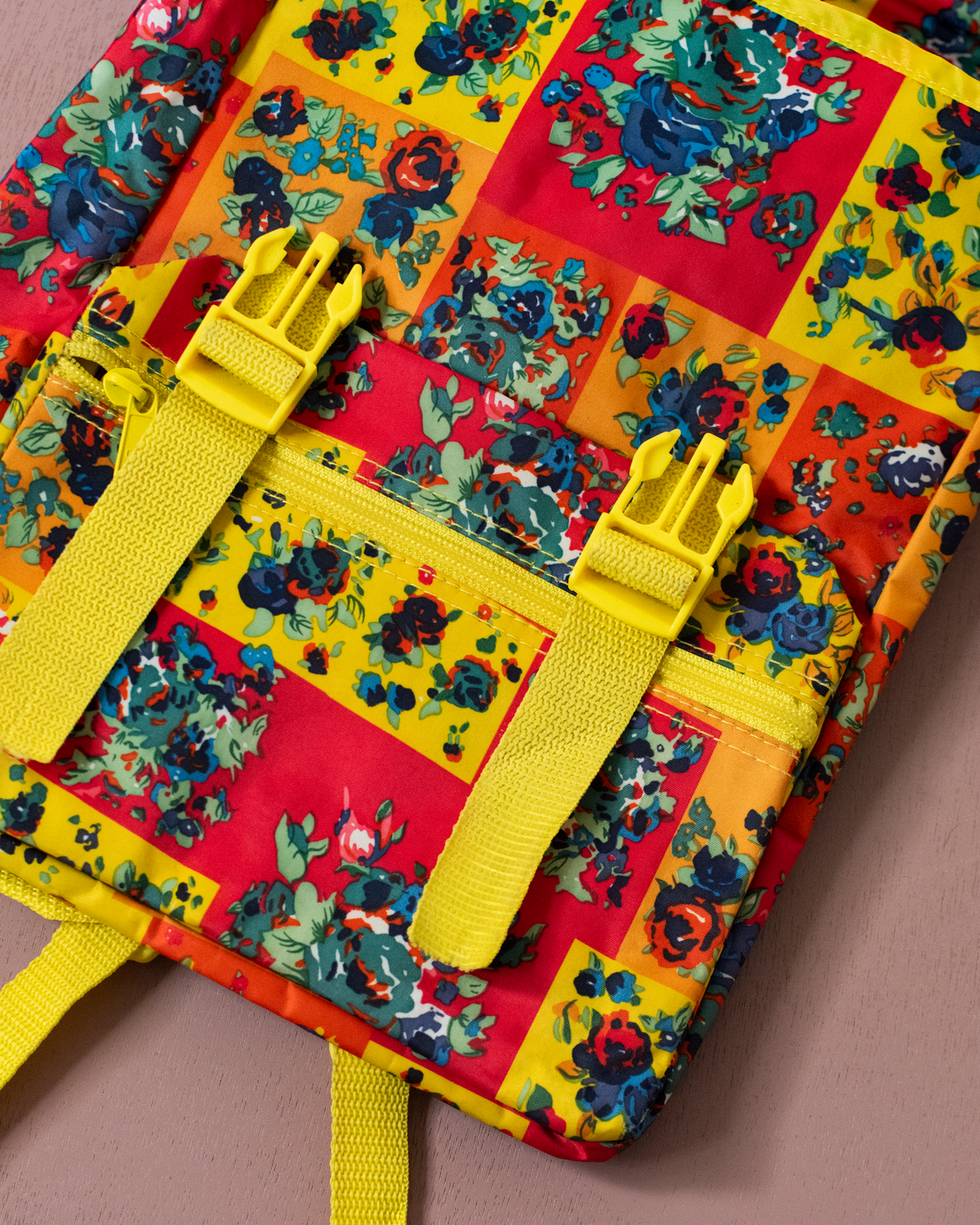 Italian Floral Backpack | 80s Deadstock