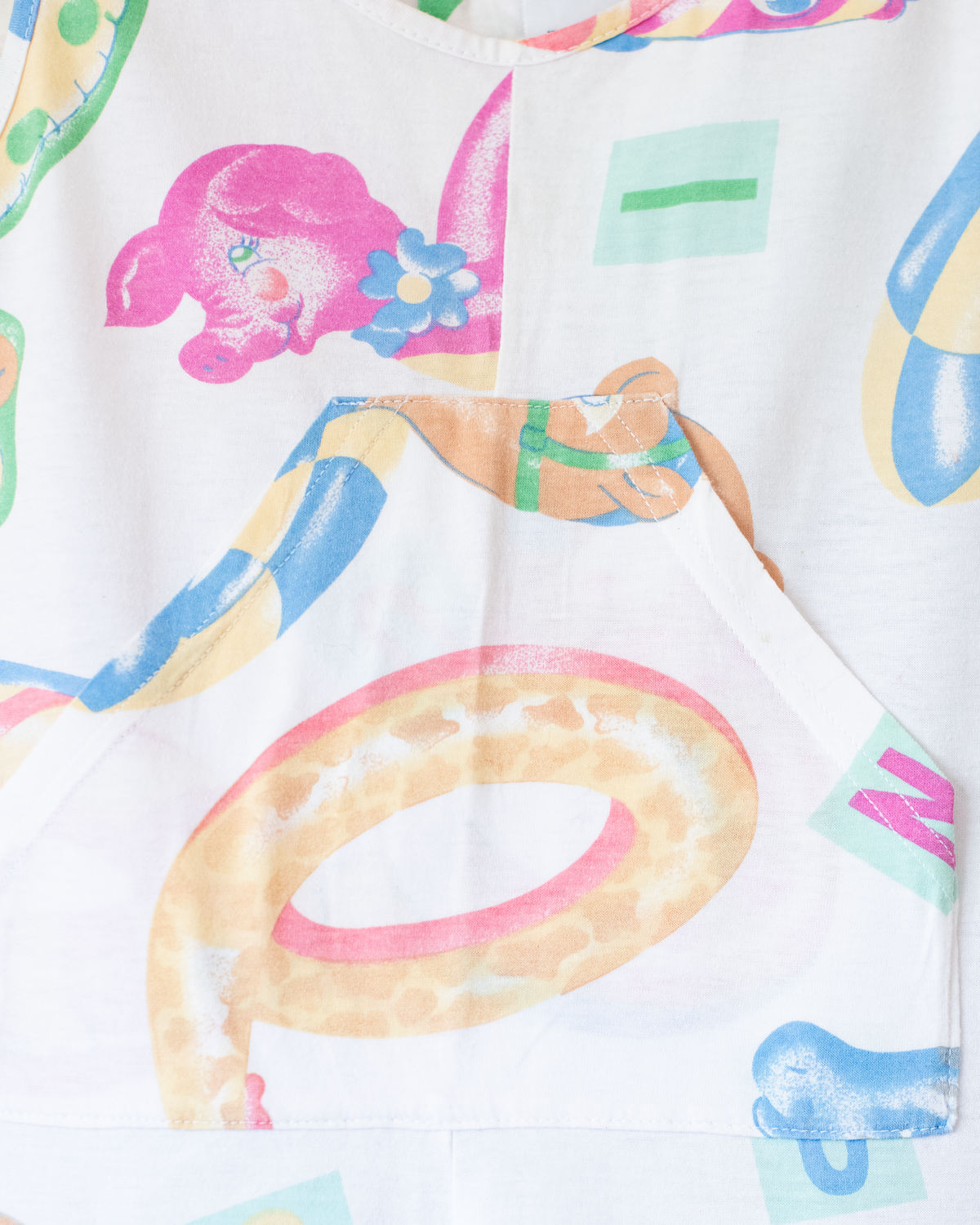 Colorful vintage Moschino romper | 6-9 months
