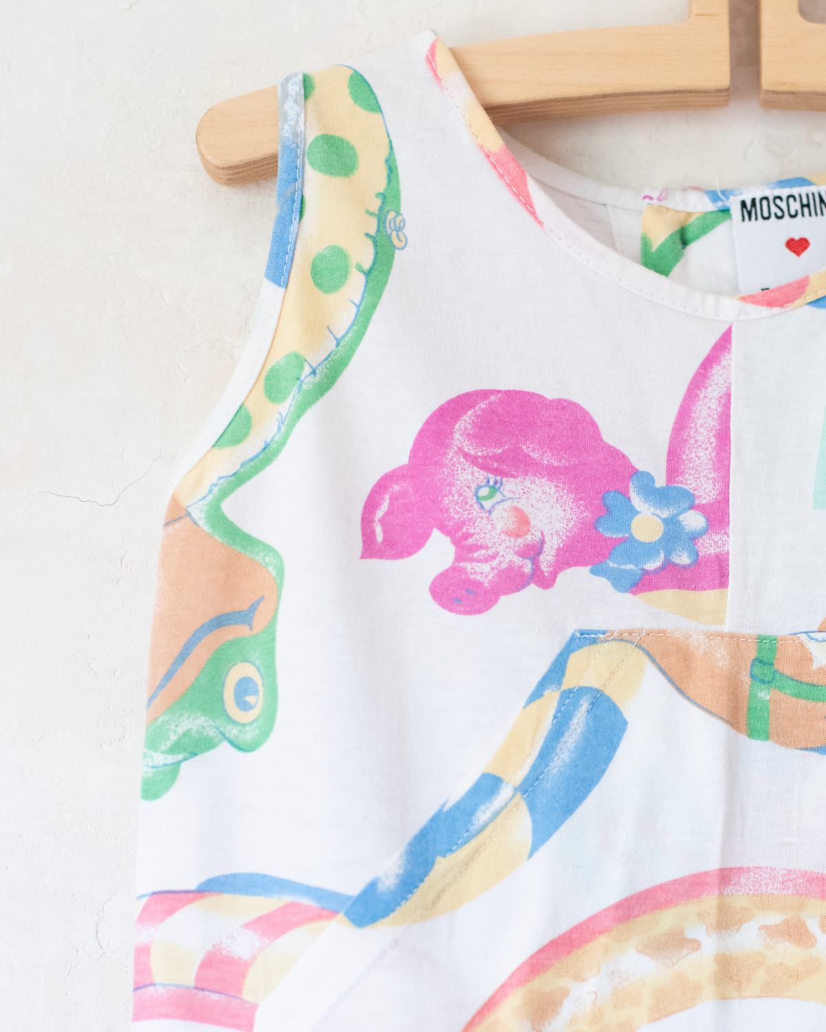 Colorful vintage Moschino romper | 6-9 months