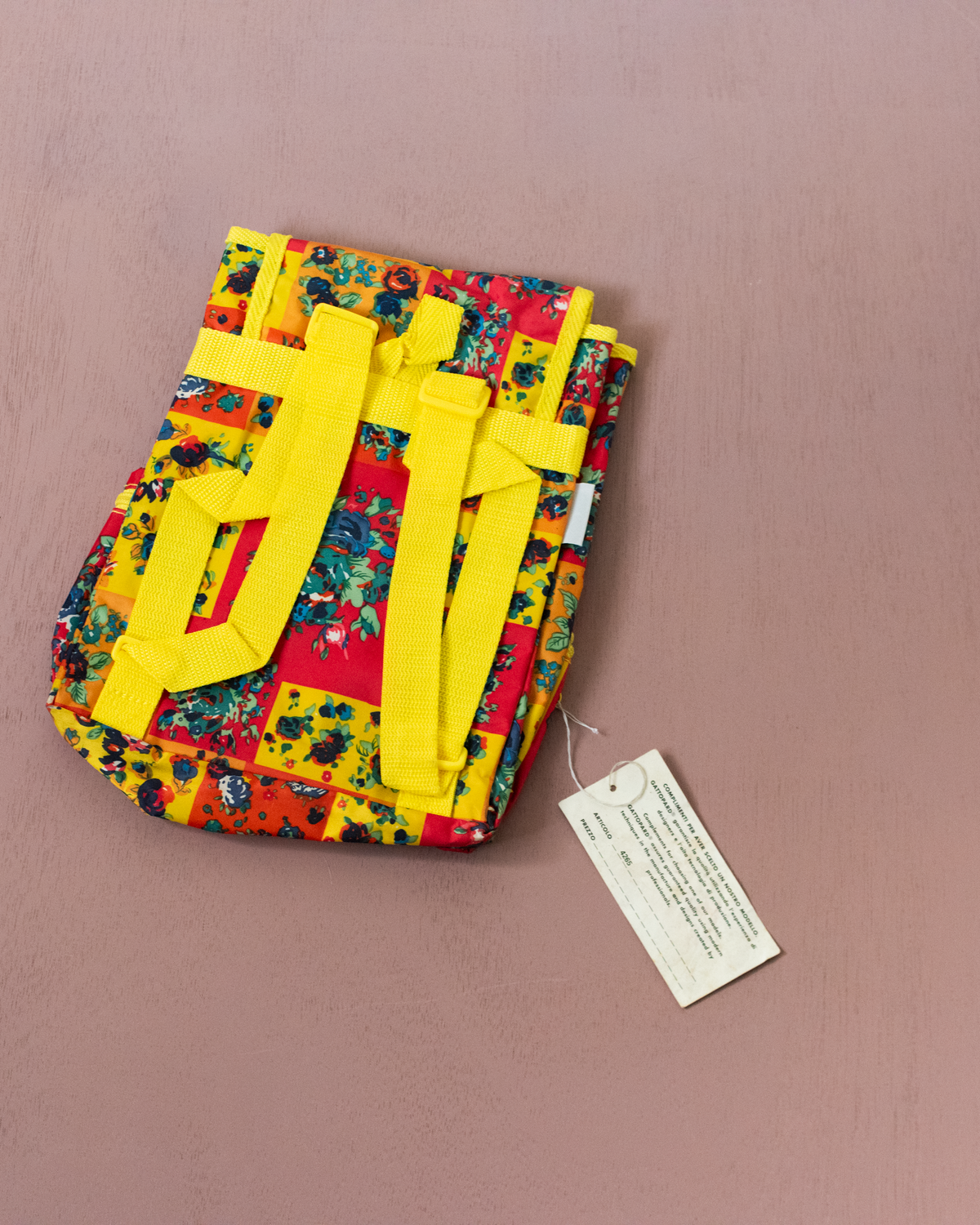 Floral Backpack | 80s Italian Deadstock