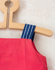 Red embroidered tank top from the 1950s | 18-24 months
