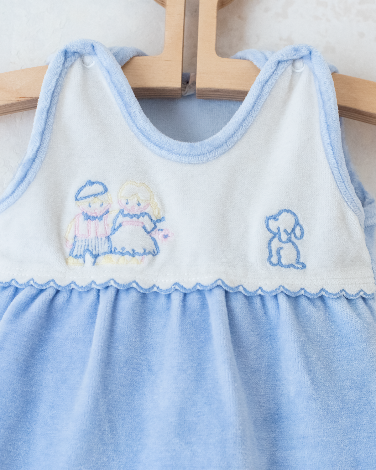 Velvet overalls from Petit Beto | 3-6 months