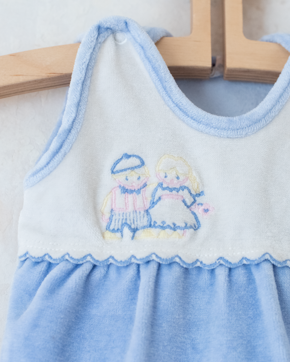 Velvet overalls from Petit Beto | 3-6 months