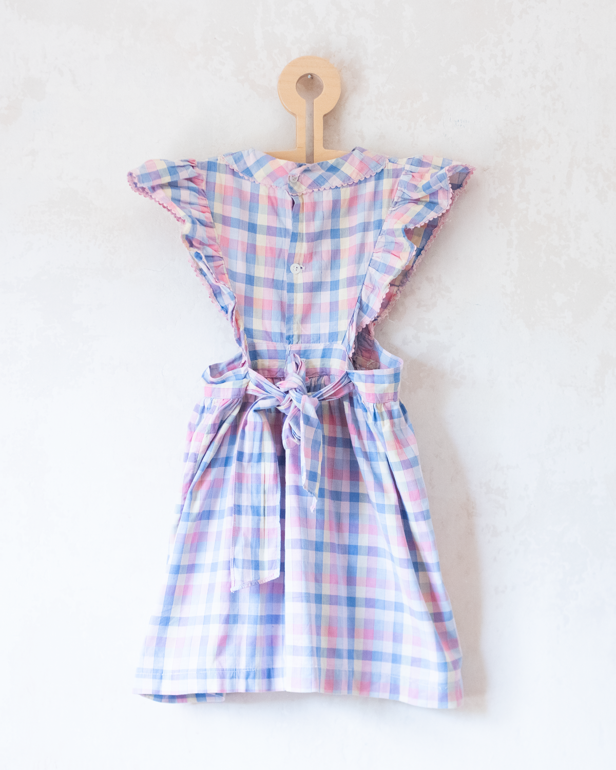 Plaid dress from the 60s | 3-4 years