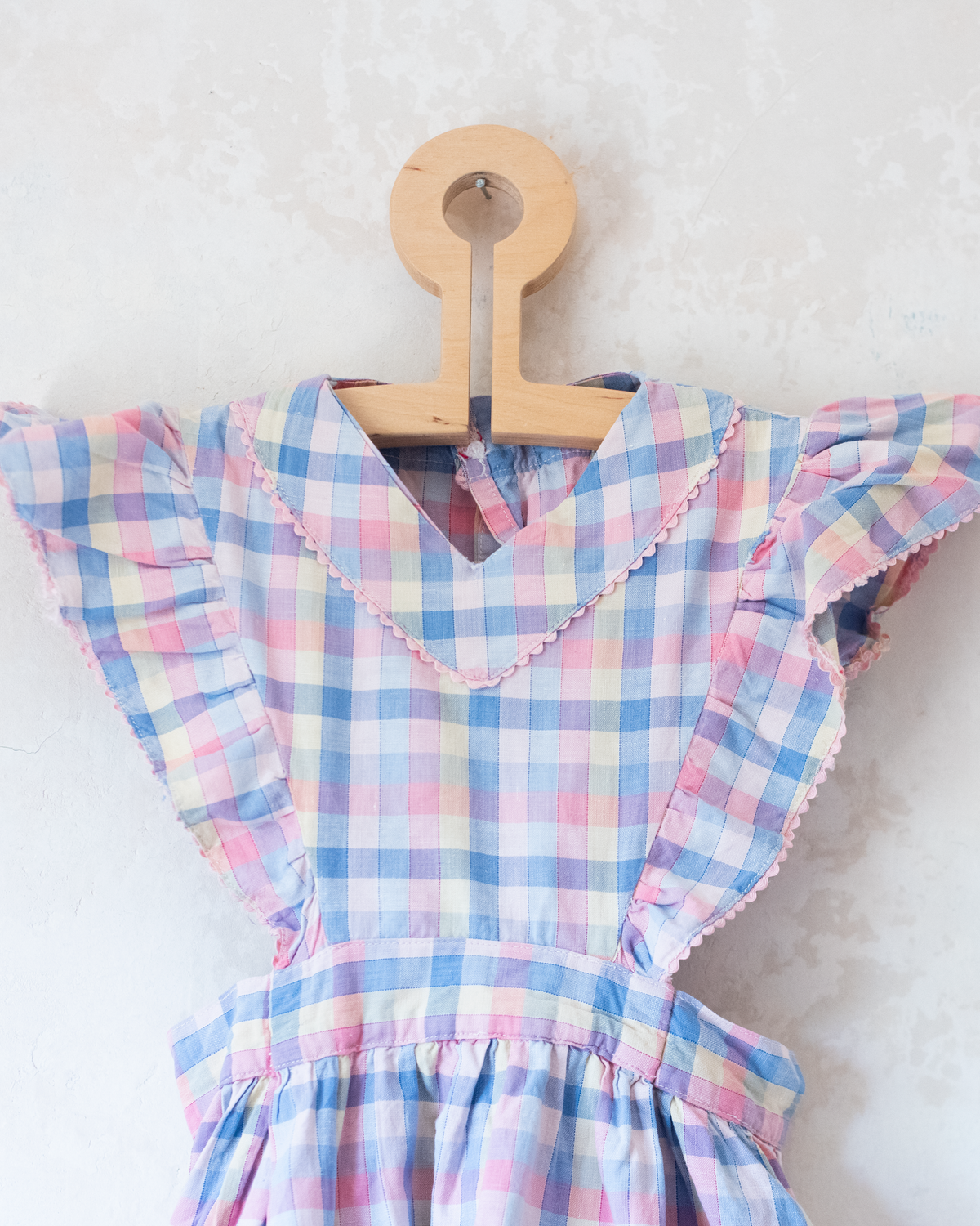 Plaid dress from the 60s | 3-4 years