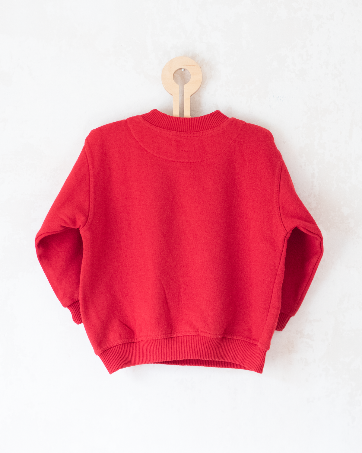 Red sweatshirt with Tintin embroidery | 5-6 years