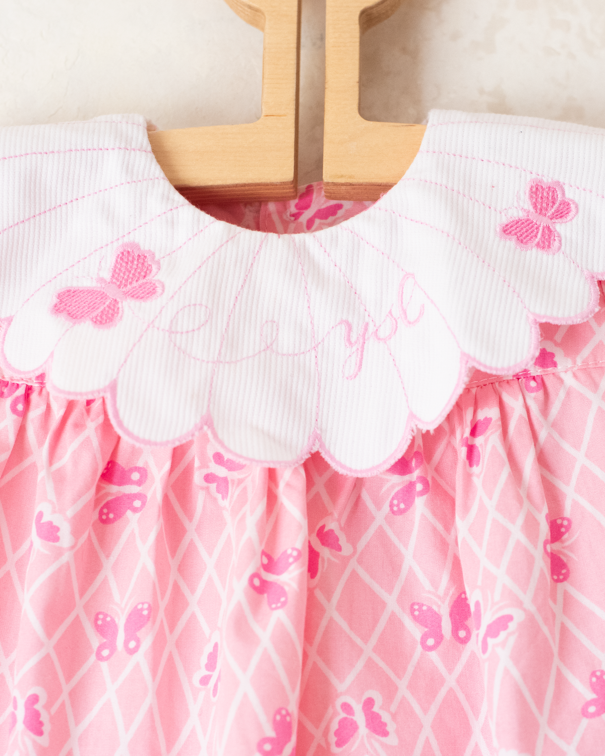 Yves Saint Laurent Pink Butterfly Dress | 9-12 Months