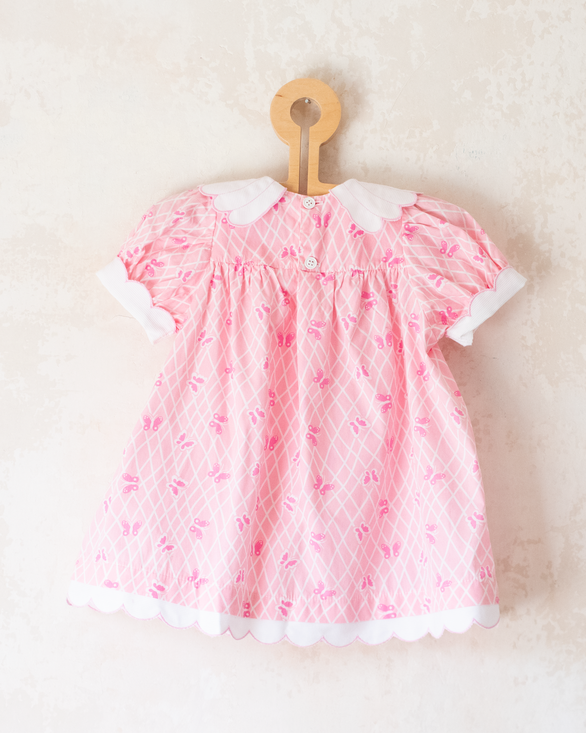 Yves Saint Laurent Pink Butterfly Dress | 9-12 Months