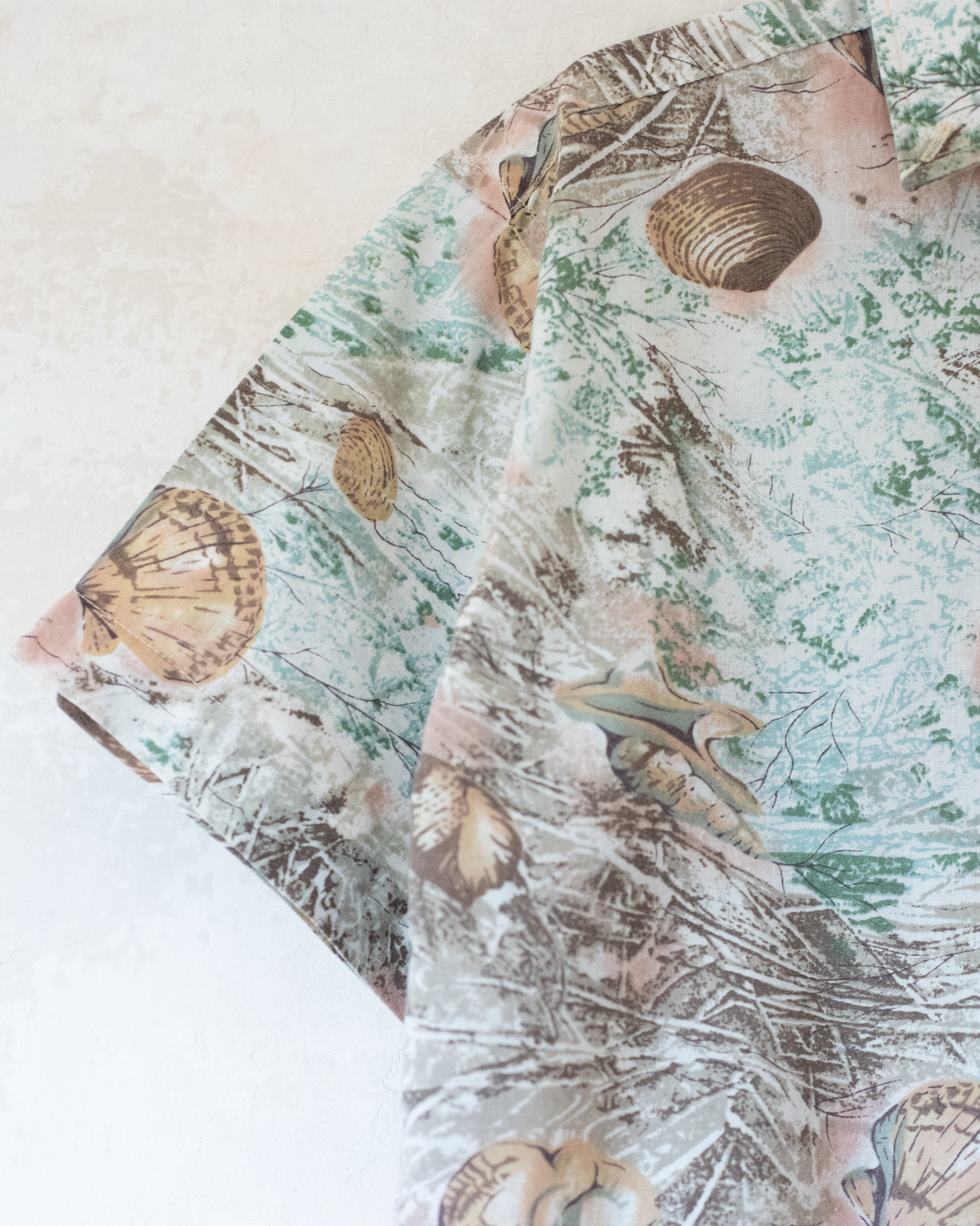 Shell-patterned button-down shirt | 5-6 years