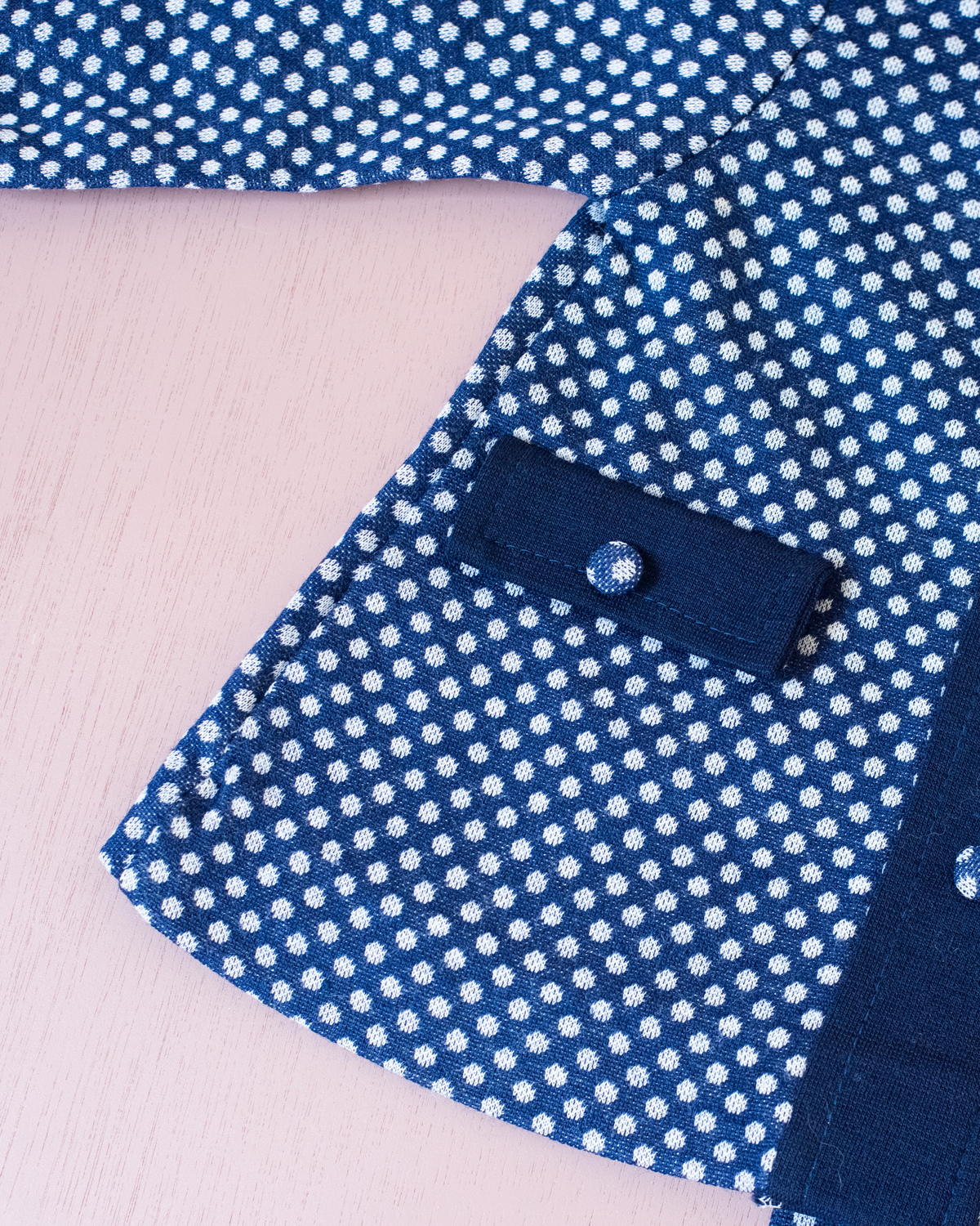 Blue polka dot jacket | 2-3 years