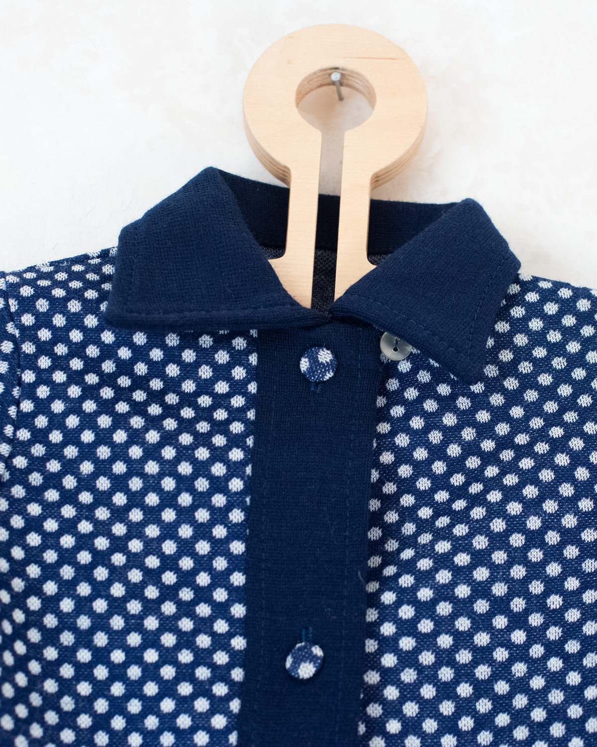 Blue polka dot jacket | 2-3 years