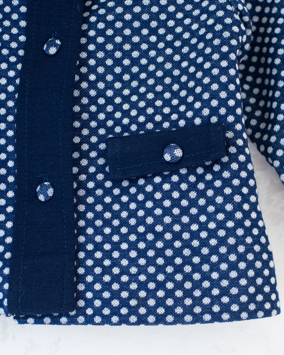 Blue polka dot jacket | 2-3 years