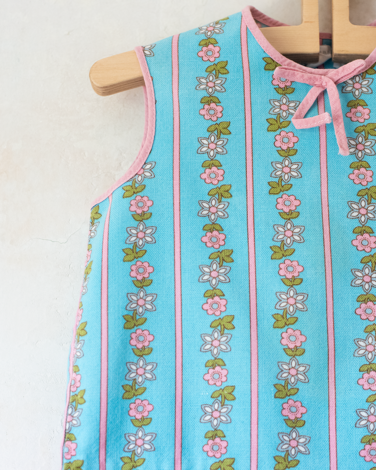 Pink floral dress with bandana | 9-12 months