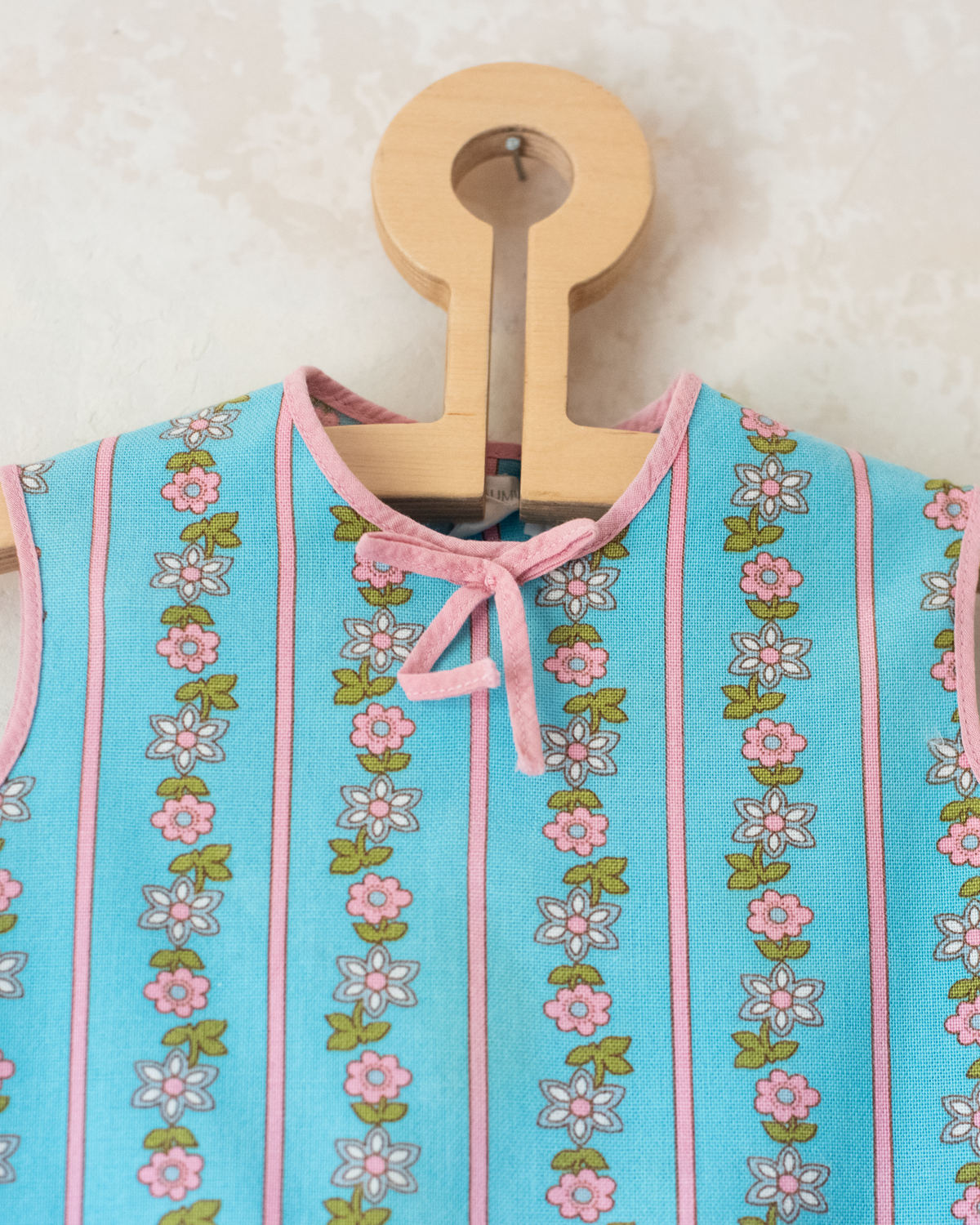 Pink floral dress with bandana | 9-12 months