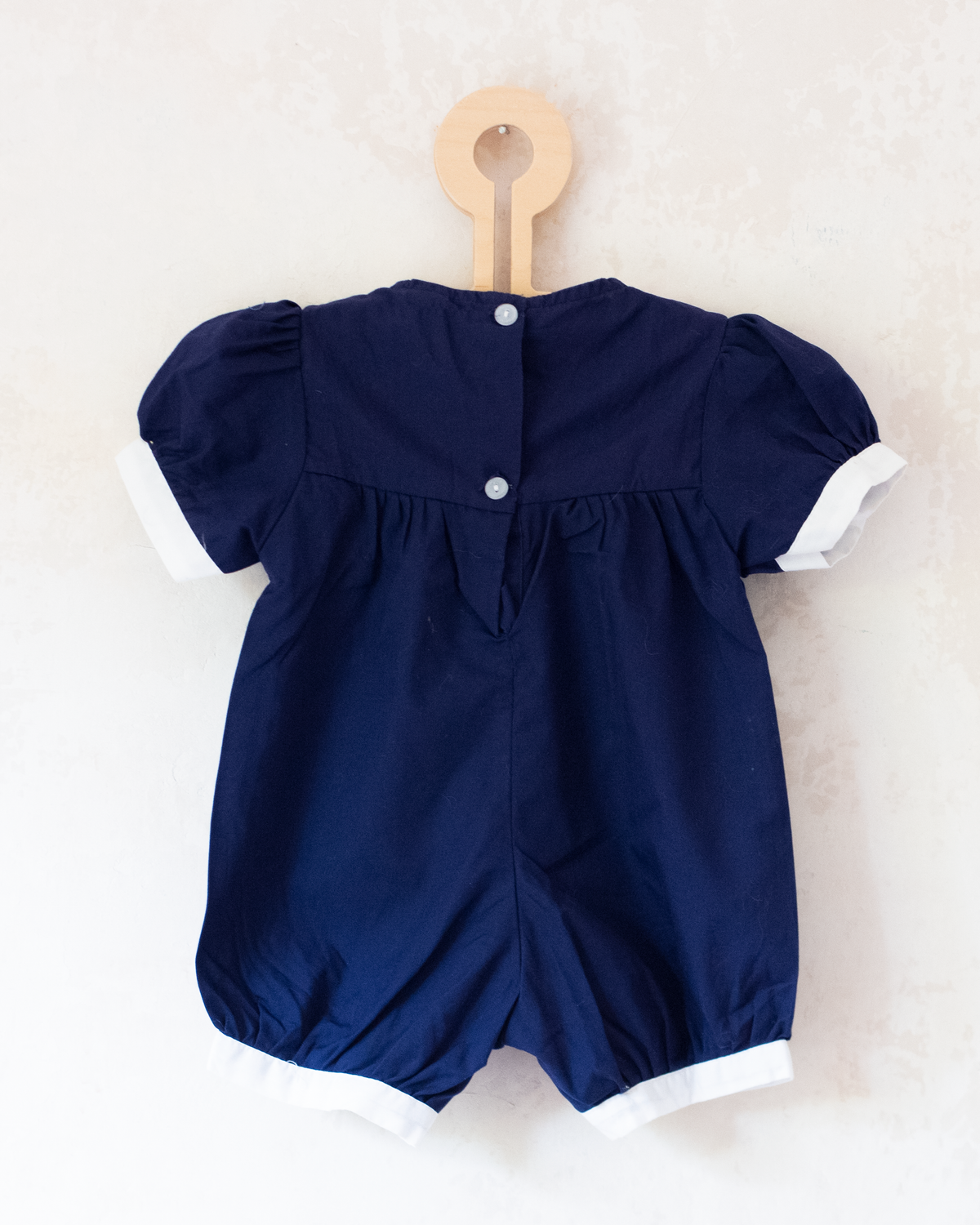 Sailor overalls with red ribbon | 3-6 months