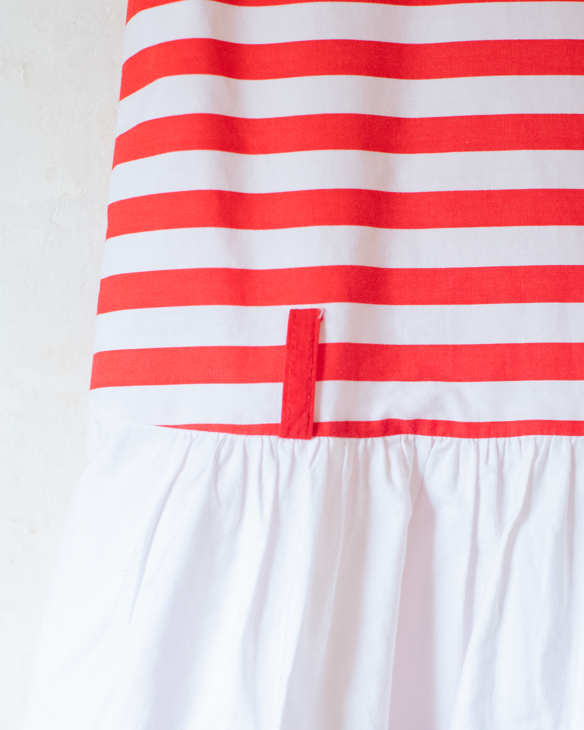 Red and white sailor dress | 4-5 years