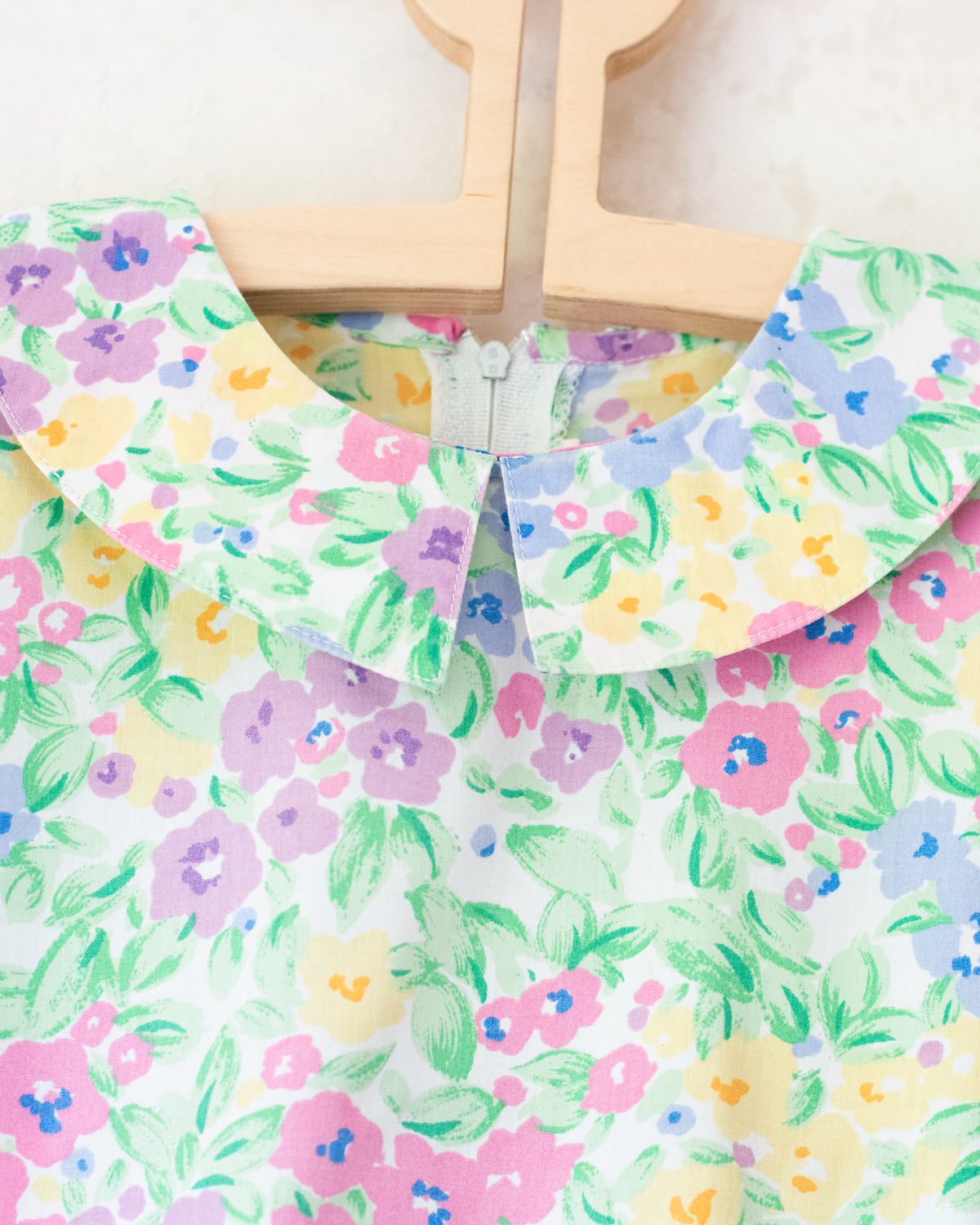 Floral dress with bow ties at the waist | 3-4 years